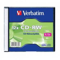 VERBATIM CD-RW 700MB 8-12X 43148 43147