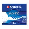 VERBATIM BLU-RAY 100GB/XL/BD-R 4X PRINT JC 1/5 43789