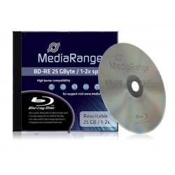 MEDIARANGE GERMANY BLU-RAY RW DISK 25GB BD-RE 2X JC/MR491