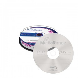 MEDIARANGE GERMANY BLU-RAY RW DISK 25GB BD-RE 2X 1/10/MR501