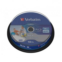 VERBATIM BLU-RAY PRINTABLE 25GB 6X 43804