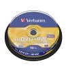 VERBATIM DVD+RW 4.7GB 4X 43488 MATT SILVER