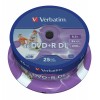 VERBATIM DOUBLE LAYER PRINTABLE 8.5GB DVD+R DL 8X 43667