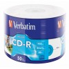 VERBATIM CD-R PRINTABLE 700MB 52X 43794/WRAP 50/600