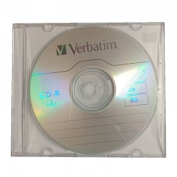 VERBATIM CD-R U SLIM KUTIJI 700MB 52X 43787 BEZ KARTONCICA