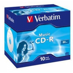 VERBATIM CD-R AUDIO 700MB 80MIN 43365/43364