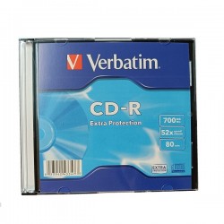 VERBATIM CD-R 700MB 52X SLIM CASE 43347 43348