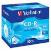 VERBATIM CD-R 90MIN//800MB/43428/43427/VER/40X/10 PACK JC