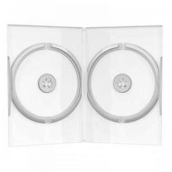 LEDLUX KUTIJE ZA 2 DVD DISKA SUPER PROVIDNA 14MM TRANSPARENT