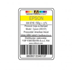 IIMAC-AMERICAN INK JET CORPORATION USA REFIL EPSON SUBLIMACIONA YELLOW 300EYE/1400/1430 WF/XP