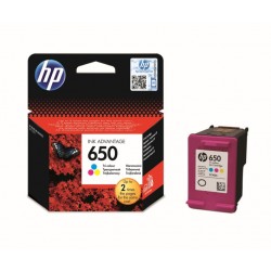 HEWLETT PACKARD KERTRIDZI INKJET 650 COLOR CZ102AE ZA 2515