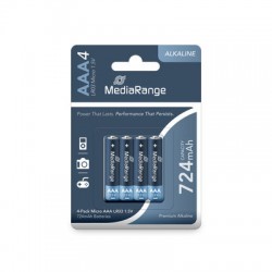 MEDIARANGE GERMANY ALKALNE BATERIJE AAA-LR3 (LR03) PREMIUM/BLISTER 4 KOM MRBAT101