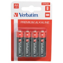 VERBATIM ALKALNE BATERIJE AA-LR6 (LR06) 49503-BLISTER OD 8 BATERIJA