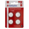 VERBATIM LITIJUM BATERIJE CR2032 LITHIUM 3V 4PACK 49533