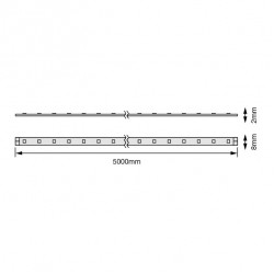 OSRAM LED TRAKA 24W-24V- 5M KOTUR - 4000K-2100LM-IP20