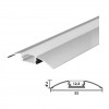 PROFIL 2M ALU ZA LED TRAKU OVALNI