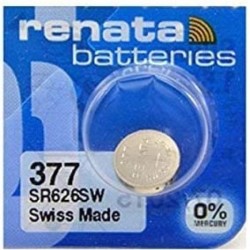 RENATA SWITZERLAND BATERIJE SILVEROXIDE 1.55V 377/SR626SW SR66 SREBRO OKSID/DUGME SAT