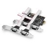 GEMBIRD ADAPTERI PCIE TO 2XSERIAL+2XSERIAL