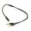 GEMBIRD ADAPTERI CCA-418 MIC AUDIO Y SPLITTER TO 2X3.5MM