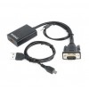 KETTZ ADAPTERI VGA TO HDMI WITH AUDIO