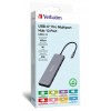 VERBATIM ADAPTERI USB-C TO 4XUSB-A 3.2, 2X USB 2.0, DP, 2XHDMI, GLAN