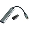 GEMBIRD ADAPTERI UHB-U3P4-05 4-PORT TYPE-C+USB 3.0