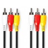 GEMBIRD KABLOVI CVGP24300BK15 3XRCA NA 3XRCA 1.5M