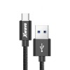XWAVE KABLOVI USB TIP-C 2M KABLI 3.1 CRNI UPLETENI