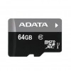 ADATA MEMORIJSKE KARTICE 64GB MICROSD + SD ADAPTER C10