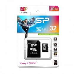 SILICON POWER TW MEMORIJSKE KARTICE 32GB MICRO SDHC CLASS 10/U1+SD ADAPTEROM/5905/SP
