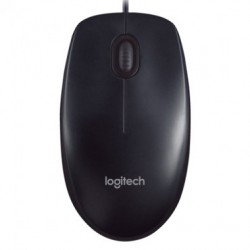 LOGITECH MISEVI M90 USB OPTICAL MOUSE BLACK