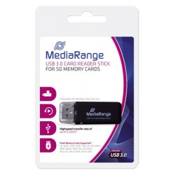 MEDIARANGE GERMANY CARD-READER USB 3.0 CARD READER STICK BLACK