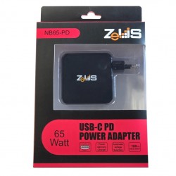 ZEUS ADAPTERI 65W USB-C ZA NOTEBOOK/TABLET/SMART PHONE ZUS-NB65