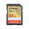 SANDISK MEMORIJSKE KARTICE 64GB EXTREME SD SDSXV2-O64G-GNCIN