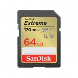 SANDISK MEMORIJSKE KARTICE 64GB EXTREME SD SDSXV2-O64G-GNCIN