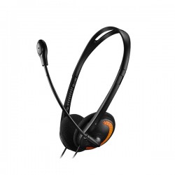 CANYON SLUSALICE CNS-CHS01BO BLACK/ORANGE STEREO MIC+VOLUME CONTROL