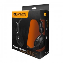 CANYON SLUSALICE CNE-CHSU1B SIMPLE USB HEADSET BLACK