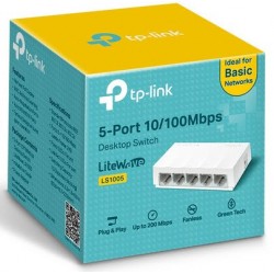TP-LINK MREZNA OPREMA LS1005 SWITCH 5 PORT 10/100MBPS