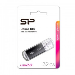 SILICON POWER TW USB FLASH MEMORIJE 32GB 2.0/ULTIMA U02 CRNA