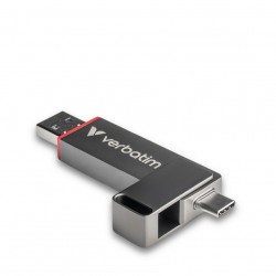 VERBATIM USB FLASH MEMORIJE 256GB-DUAL QUICKSTICK-USB 3.2 GEN 1-USB-A / USB-C