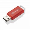 VERBATIM USB FLASH MEMORIJE 2.0 DATABAR 16GB/CRVENA