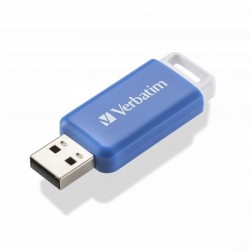 VERBATIM USB FLASH MEMORIJE 2.0 DATABAR 64GB/PLAVA