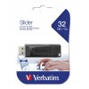 VERBATIM USB FLASH MEMORIJE 32GB/BLACK SLIDER 2.0 STORE&GO 98697